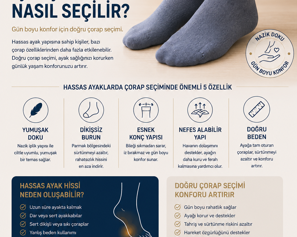 Hassas Ayaklar İçin Çorap Nasıl Seçilir? | Norfolk Academy