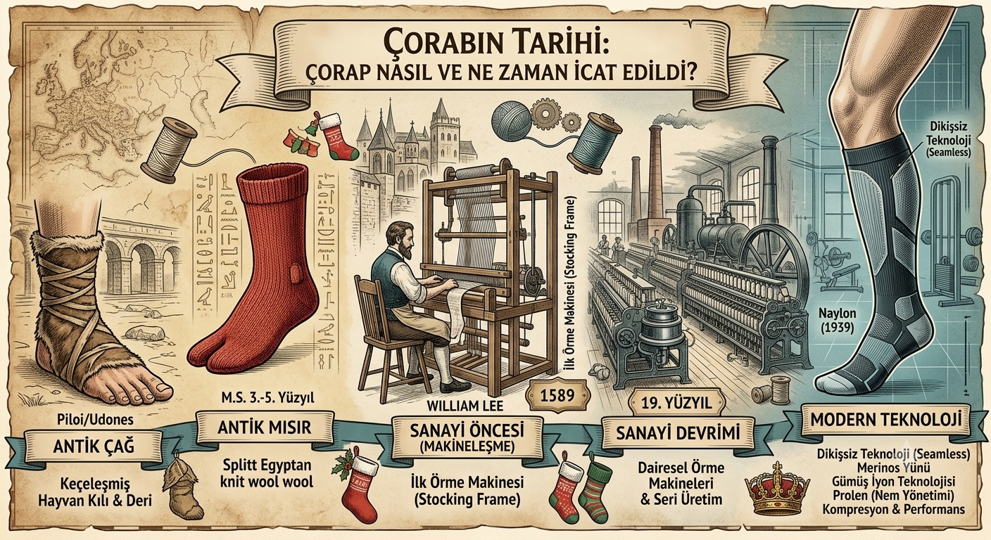 Çorabın Tarihi: Çorap Nasıl ve Ne Zaman İcat Edildi?