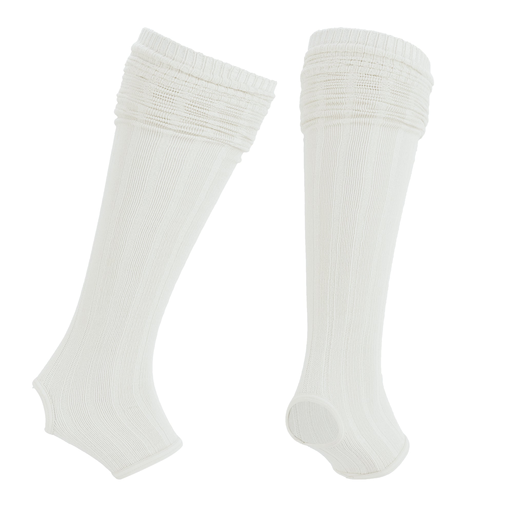 Amy Diz Üstü Yoga ve Pilates Çorabı Antrasit Krem