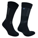 LEONARDO Merino Yünü Outdoor Yürüyüş Çorabı 2'li Paket Jet Black