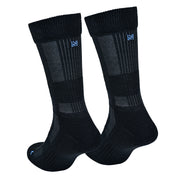 LEONARDO Merino Yünü Outdoor Yürüyüş Çorabı 2'li Paket Jet Black