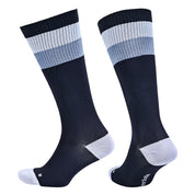 SEVILLA Gelişmiş Nem Kontrollü Compression Profesyonel Koşu Çorabı - Siyah/Gri