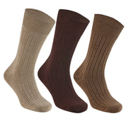 COMET COFFEE N-Twist Teknolojili Bambu-Pamuk Bükümlü Günlük Çorap - 3 Çift - Kraft Kutu