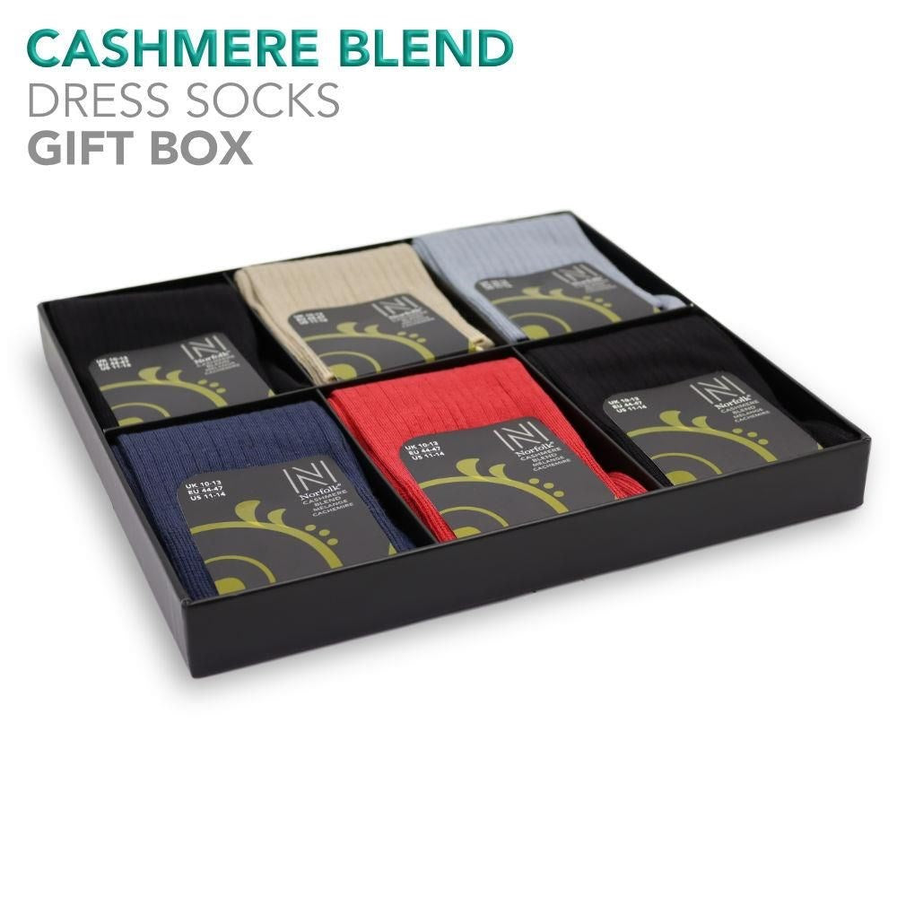 Monaco Premium Lüks Kaşmir Günlük Çorap Hediye Kutusu 6'lı Paket