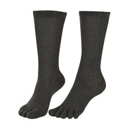 BRUGES Merino Yünlü Mantar ve Koku Önler Parmaklı Çorap 1 Çift Paket Yeşil