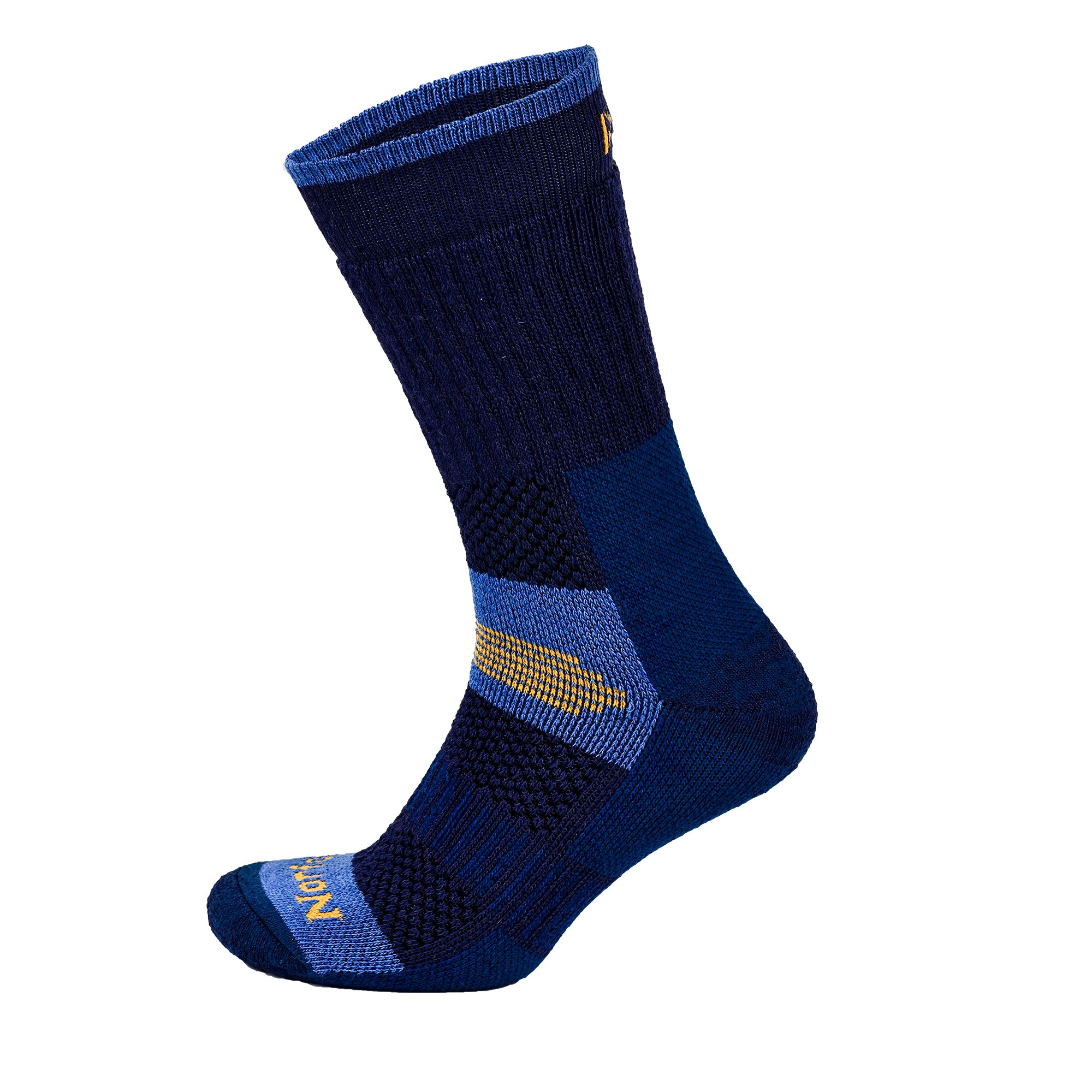 VOYAGER 2.0 Termal Merinos Yünlü Tam Yastıklı Outdoor Yürüyüş Çorabı - Lacivert