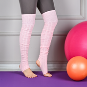 Amy Diz Üstü Yoga ve Pilates Çorabı Antrasit Pembe