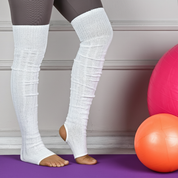 Amy Diz Üstü Yoga ve Pilates Çorabı Antrasit Krem