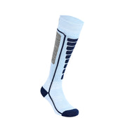 Courchevel Merinos Yünü Hafif Çocuk Kayak Çorabı Buz Mavi 2'li Paket