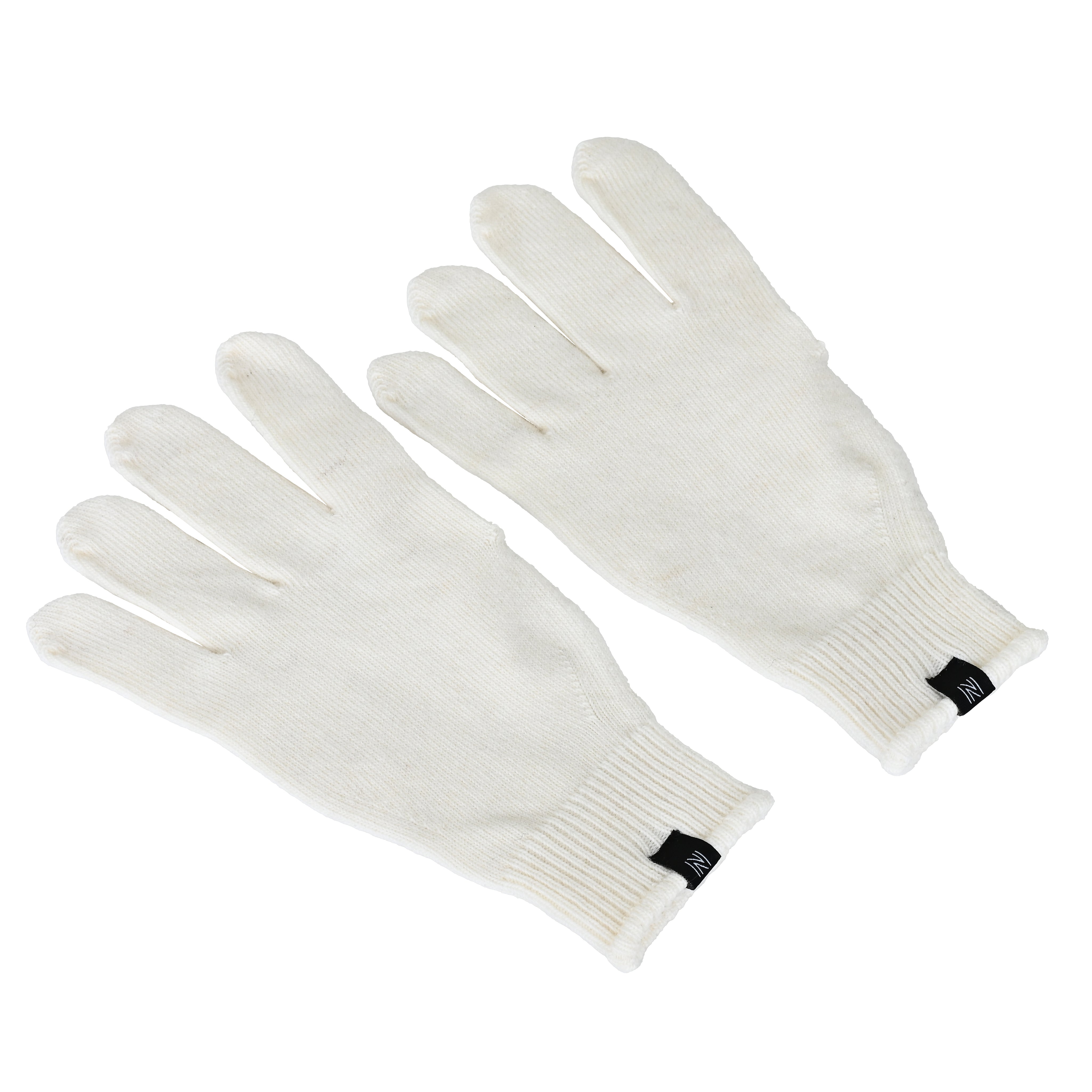 Winter Set %70 Merino Yünü Termal Bere Boyunluk ve Eldiven 3'lü Kış Seti - Ekru