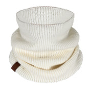 Winter Set %70 Merino Yünü Termal Bere Boyunluk ve Eldiven 3'lü Kış Seti - Ekru