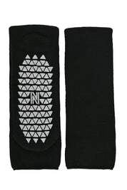 MERCURY Antibakteriyel Kaydırmaz Tabanlı Şardonlu Günlük Ev Çorabı - Siyah 1 Çift Paket