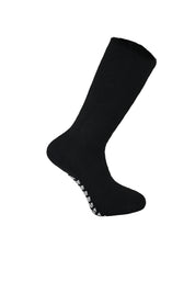 MERCURY Antibakteriyel Kaydırmaz Tabanlı Şardonlu Günlük Ev Çorabı - Siyah 1 Çift Paket