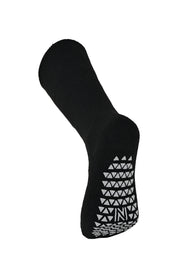 MERCURY Antibakteriyel Kaydırmaz Tabanlı Şardonlu Günlük Ev Çorabı - Siyah 1 Çift Paket