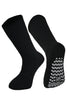 MERCURY Antibakteriyel Kaydırmaz Tabanlı Şardonlu Günlük Ev Çorabı - Siyah 1 Çift Paket