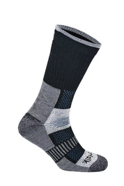 VOYAGER 2.0 Termal Merinos Yünlü Tam Yastıklı Outdoor Yürüyüş Çorabı - Siyah