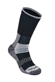 VOYAGER 2.0 Termal Merinos Yünlü Tam Yastıklı Outdoor Yürüyüş Çorabı - Siyah