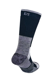 VOYAGER 2.0 Termal Merinos Yünlü Tam Yastıklı Outdoor Yürüyüş Çorabı - Siyah