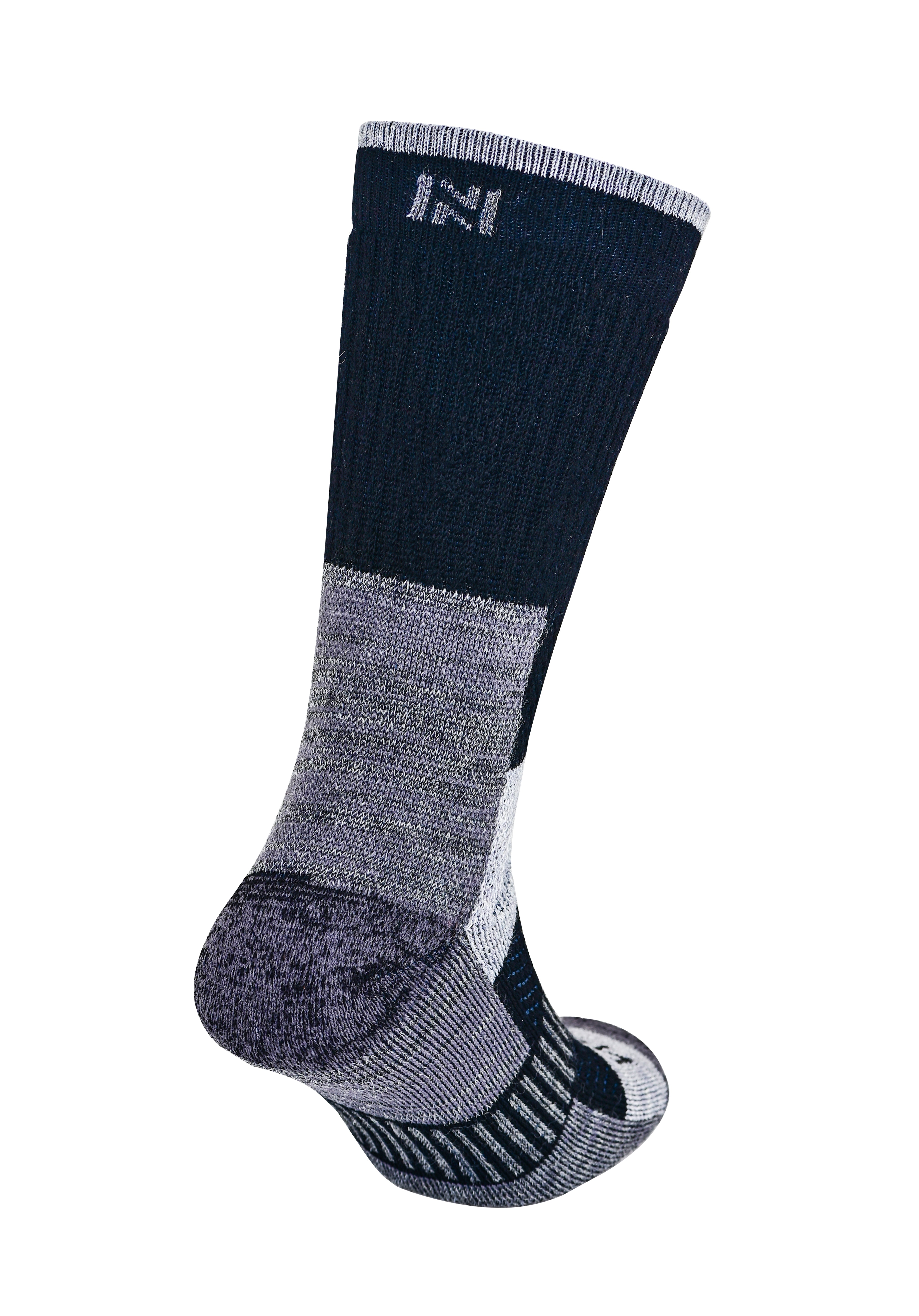 VOYAGER 2.0 Termal Merinos Yünlü Tam Yastıklı Outdoor Yürüyüş Çorabı - Siyah