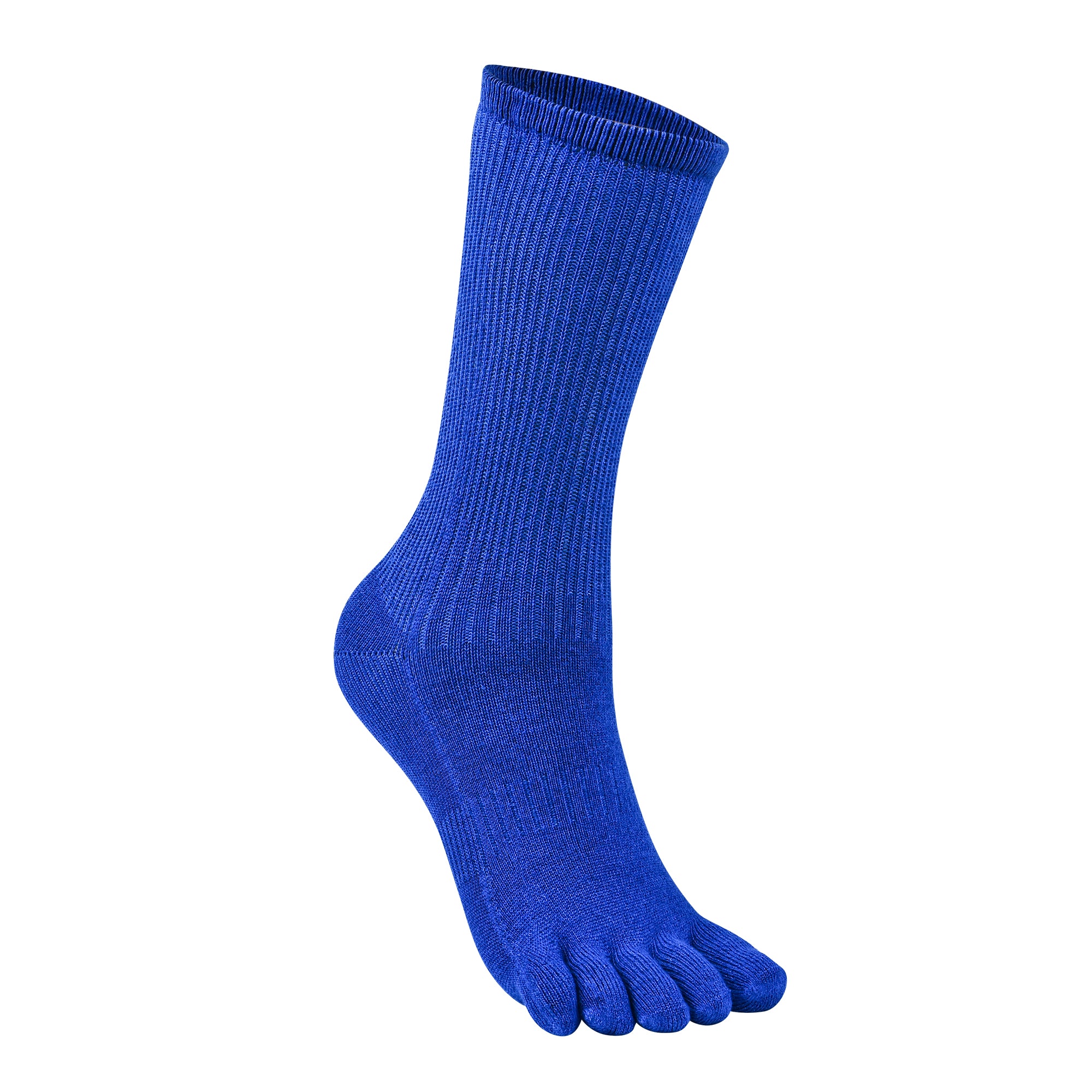 BRIGHTON N-Twist Teknolojili Bambu-Pamuk Bükümlü Parmaklı Çorap 1 Çift - Mavi