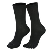 BRIGHTON N-Twist Teknolojili Bambu-Pamuk Bükümlü Parmaklı Çorap 1 Çift - Siyah