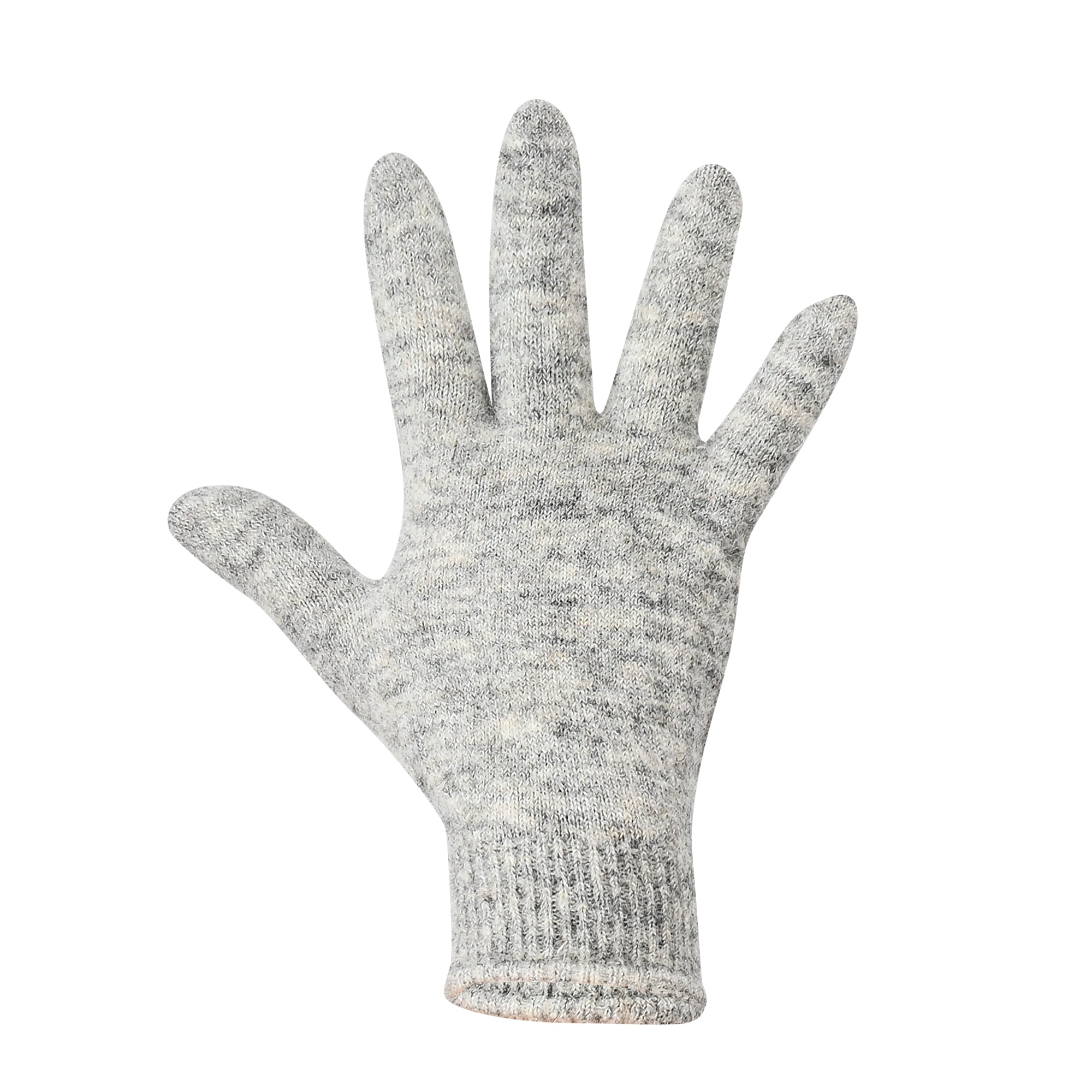 DAPHNE Alpaka Yün Bere ve Eldiven Seti (Gri)