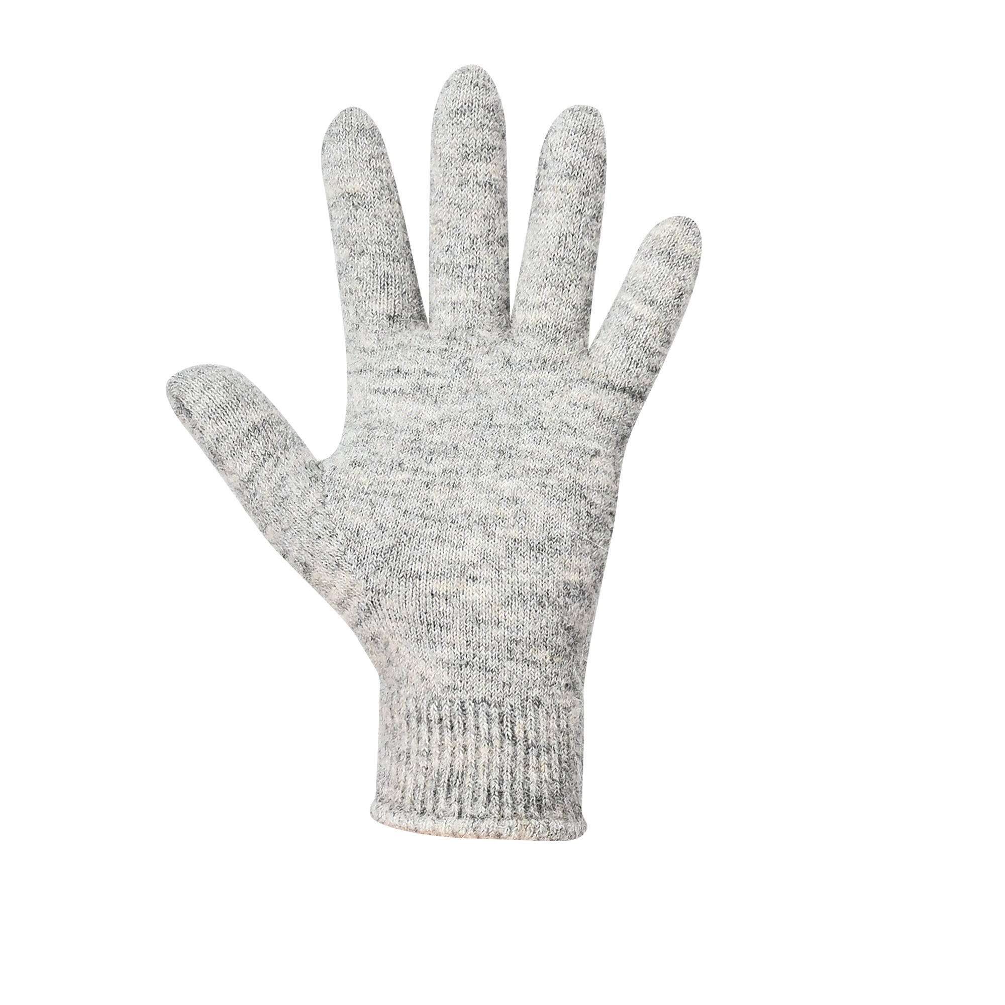 DAPHNE Alpaka Yün Bere ve Eldiven Seti (Gri)