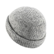 DAPHNE Alpaka Yün Bere ve Eldiven Seti (Gri)