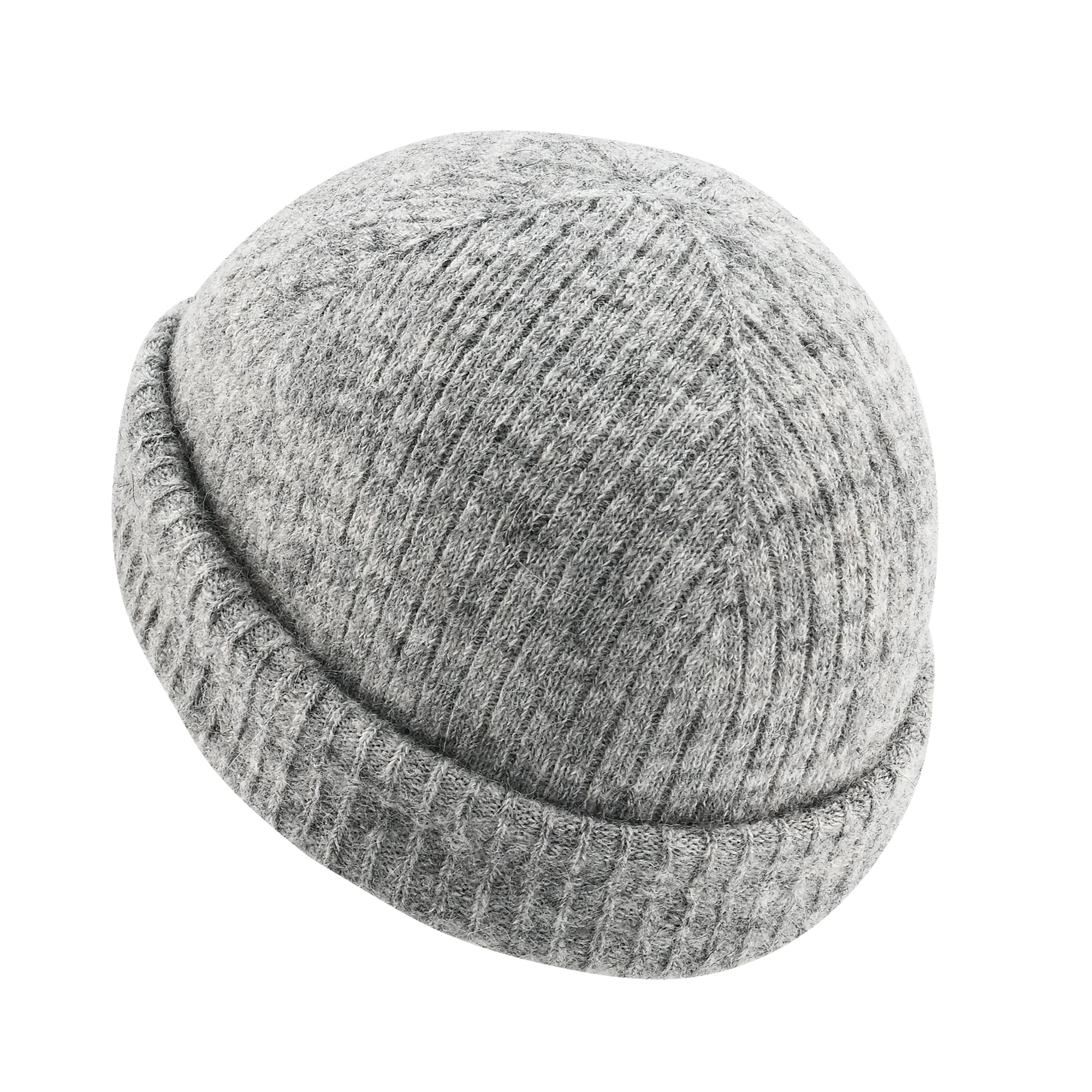 DAPHNE Alpaka Yün Bere ve Eldiven Seti (Gri)