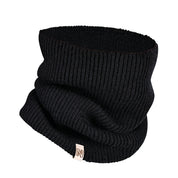 Winter Set %70 Merino Yünü Termal Bere Boyunluk ve Eldiven 3'lü Kış Seti - Siyah