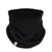 Winter Set %70 Merino Yünü Termal Bere Boyunluk ve Eldiven 3'lü Kış Seti - Siyah