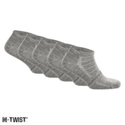 Fresh N-Twist Premium Bambu ve Pamuklu Günlük Spor Çorap Gri 5 Çift - Kraft Kutu