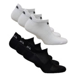 IZZY Multi-Sport Ultra Hafif Düşük Kesim Çorap 6'lı Paket Siyah/Beyaz