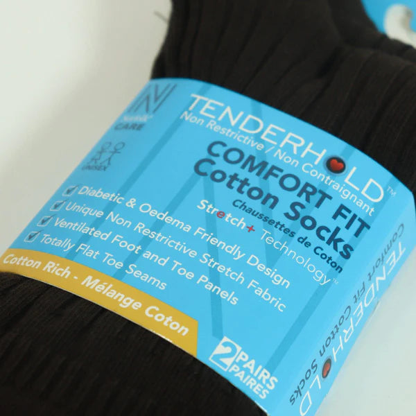 JOSEPH Comfort Fit Tenderhold Pamuklu Diyabet Çorabı 2'li Paket Antrasit