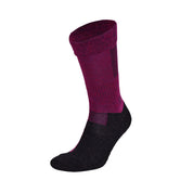 LEONARDO Merino Yünü Outdoor Yürüyüş Çorabı 2'li Paket Siyah/Magenta