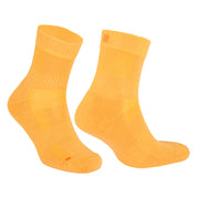 Leonardo QTR Merinos Yünü Yastıklamalı Bisiklet/Yürüyüş Çorabı 2'li Paket Sarı/Turuncu