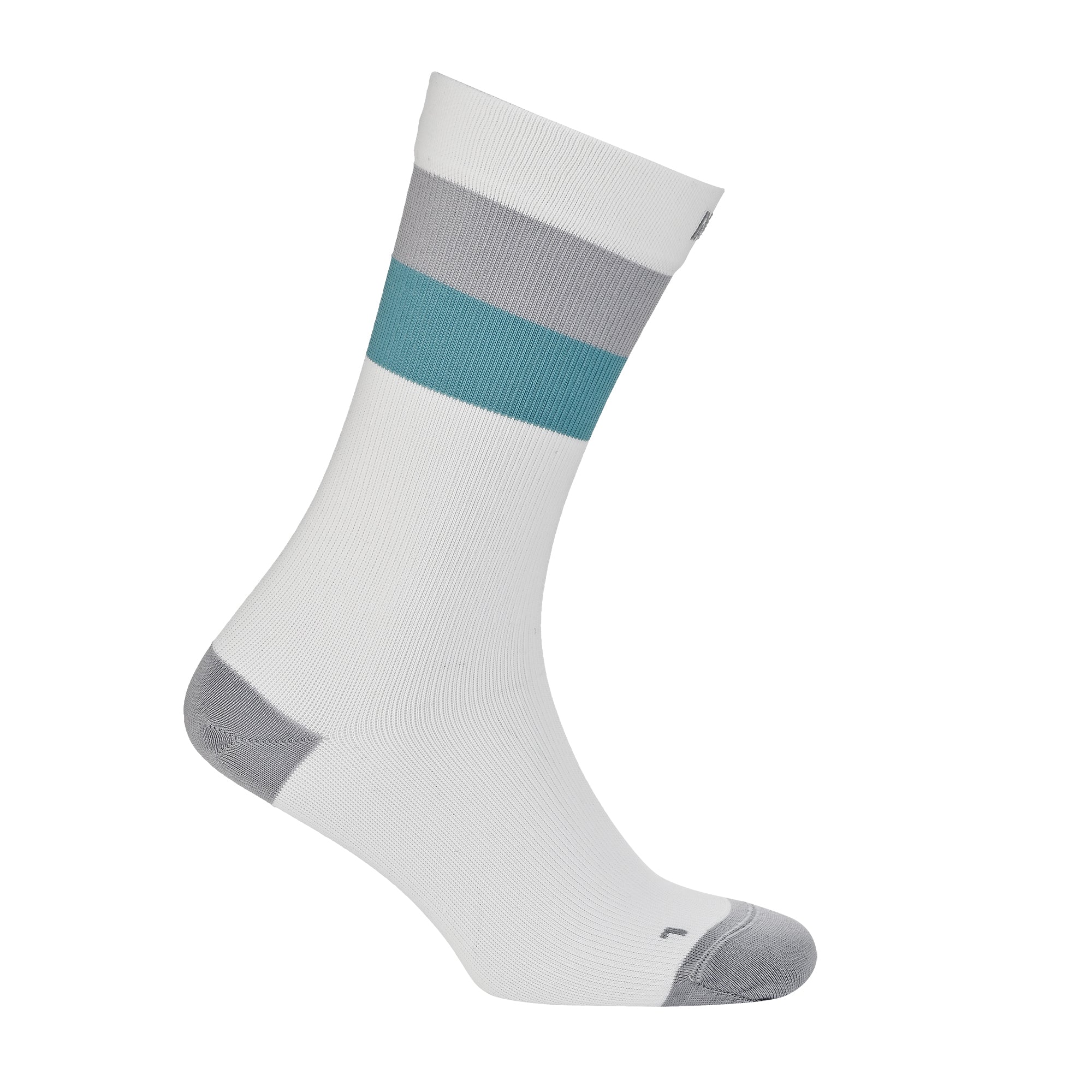 SEVILLA Crew Gelişmiş Nem Kontrollü Light Compression Profesyonel Koşu Çorabı - Beyaz