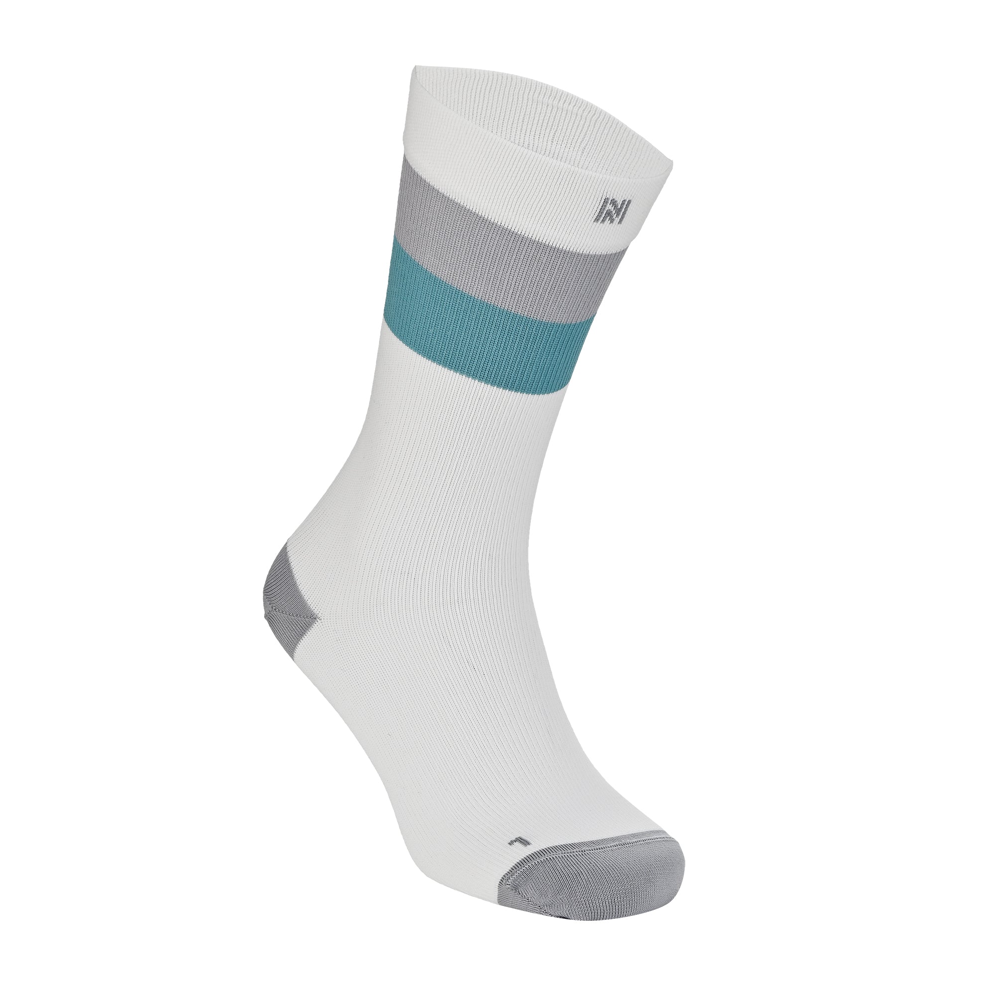 SEVILLA Crew Gelişmiş Nem Kontrollü Light Compression Profesyonel Koşu Çorabı - Beyaz