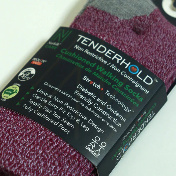 Alfie Minderli Diyabet Ve Ödem Dostu Günlük/yürüyüş Çorabı Fuşya