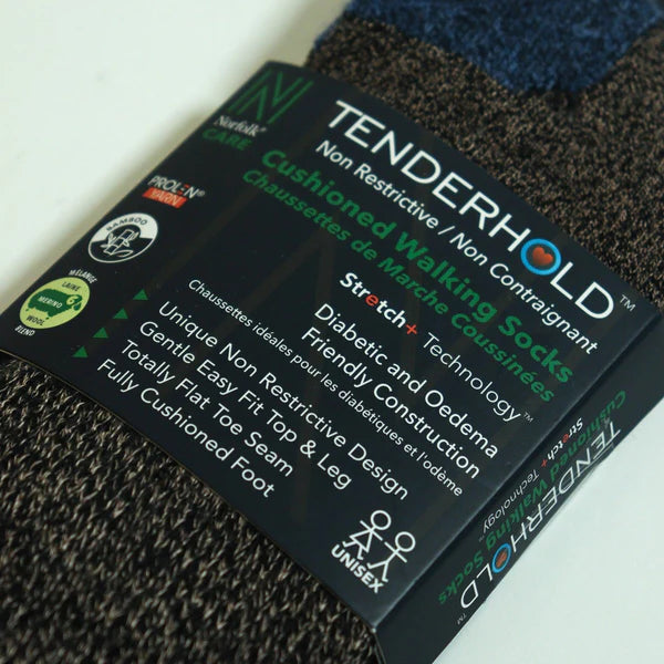 Alfie Minderli Diyabet Ve Ödem Dostu Günlük/yürüyüş Çorabı Kahverengi