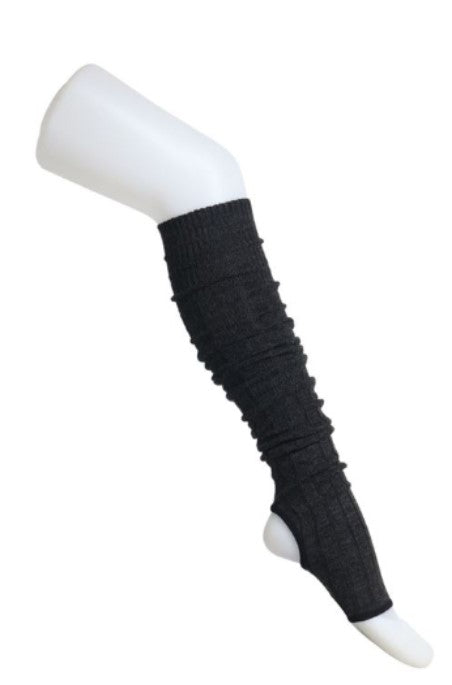 Amy Diz Üstü Yoga ve Pilates Çorabı Antrasit