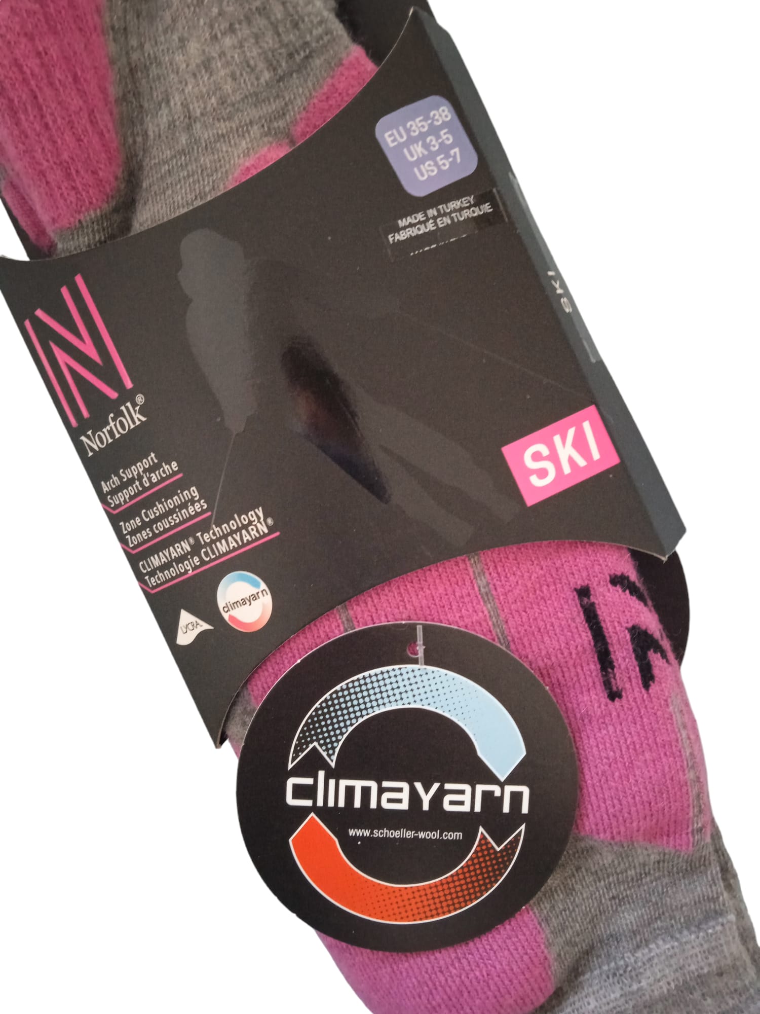 Aspen Termal Kayak ve Snowboard Çorabı Pembe