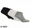 Fresh N-Twist Premium Bambu ve Pamuklu Günlük Spor Çorap Siyah/Beyaz/Gri 5 Çift - Kraft Kutu