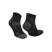 Avery Merino Yünlü İç Astarlı Outdoor Yürüyüş Çorabı 2'li Paket - Siyah/Gri