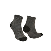 Avery Merino Yünlü İç Astarlı Outdoor Yürüyüş Çorabı 2'li Paket - Siyah/Gri