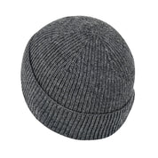 Winter Set %70 Merino Yünü Termal Bere Boyunluk ve Eldiven 3'lü Kış Seti - Gri