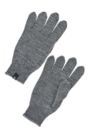BIBURY %70 Merino Yünlü Eldiven Gri