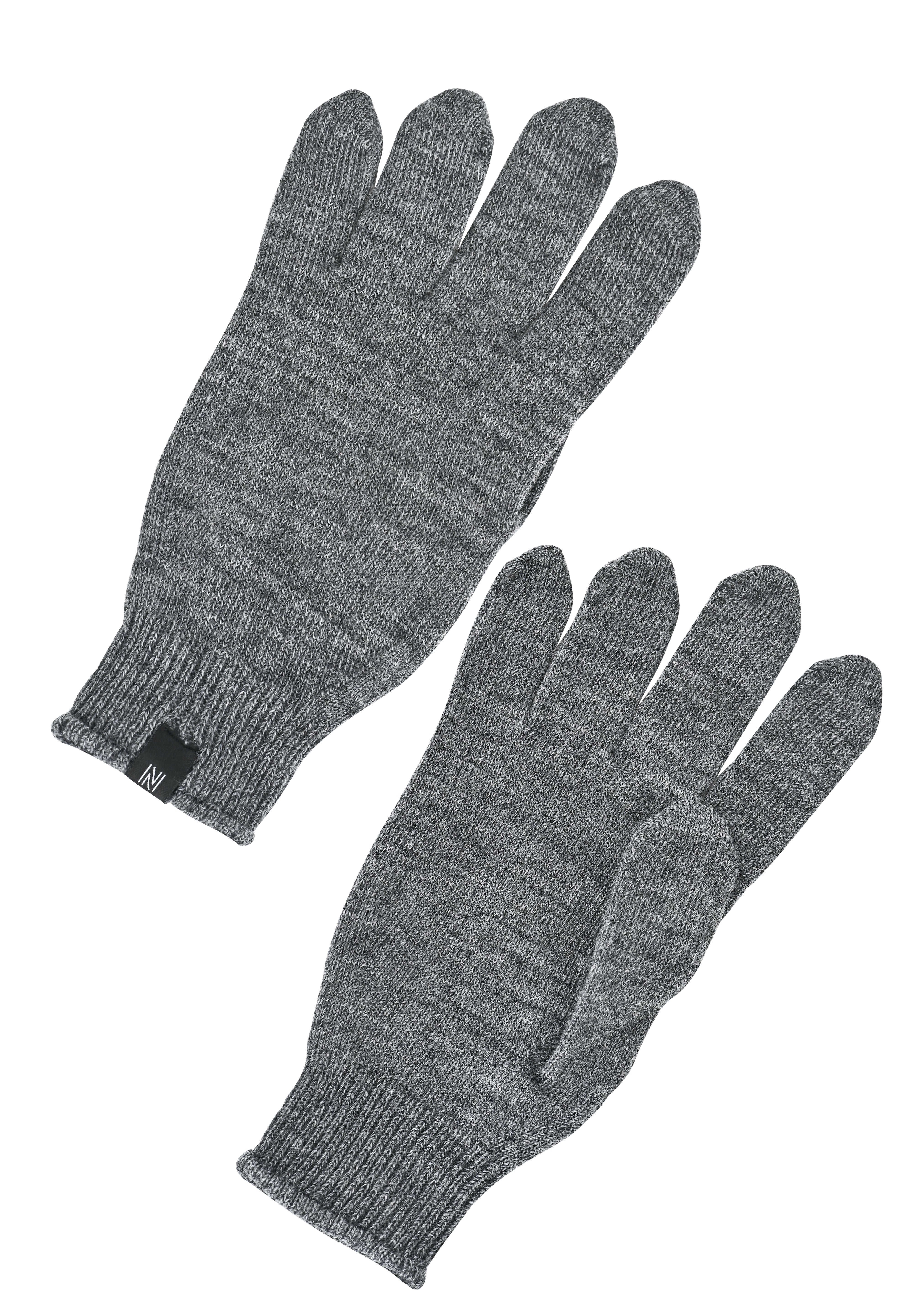 BIBURY %70 Merino Yünlü Eldiven Gri