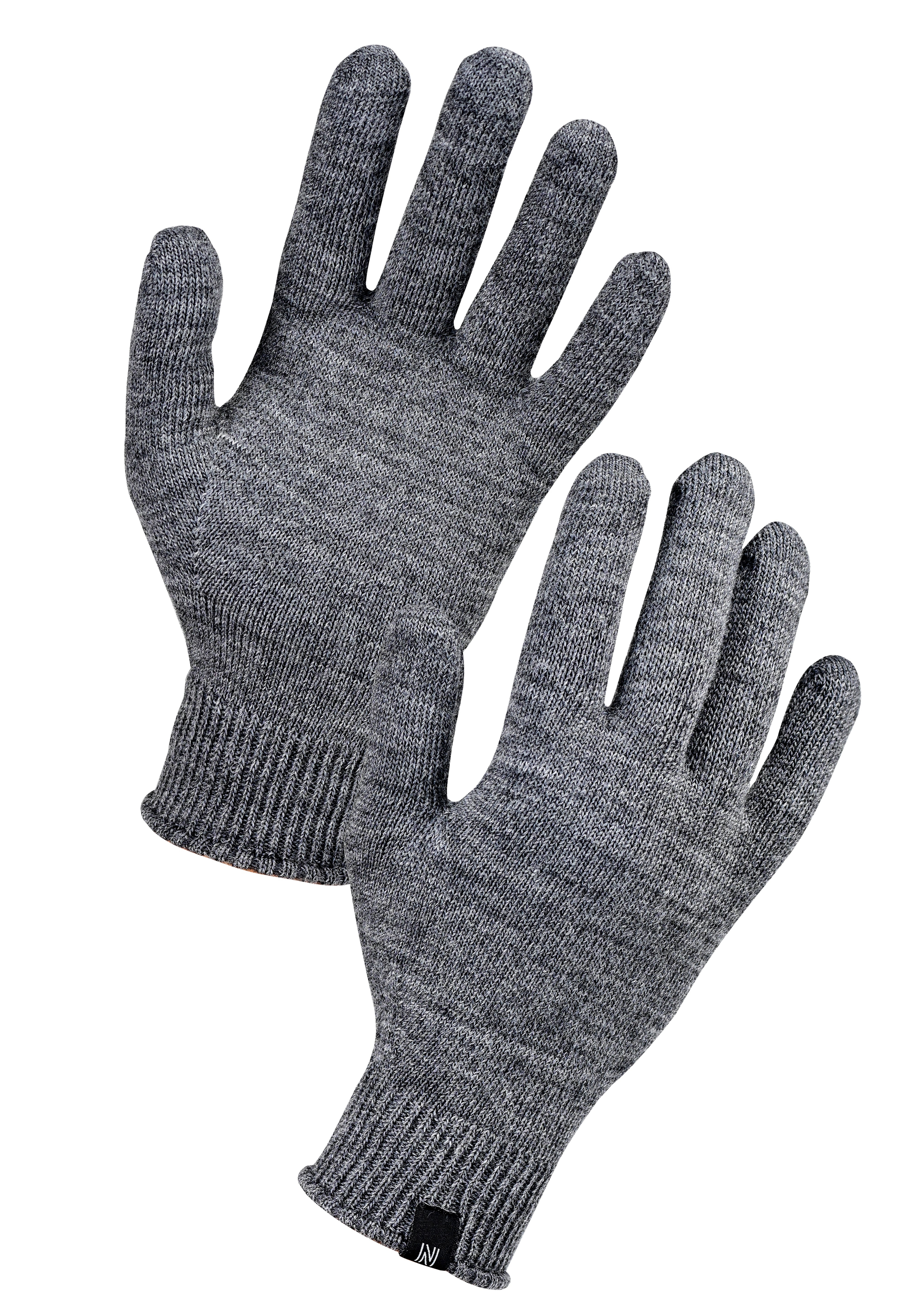 Winter Set %70 Merino Yünü Termal Bere Boyunluk ve Eldiven 3'lü Kış Seti - Gri