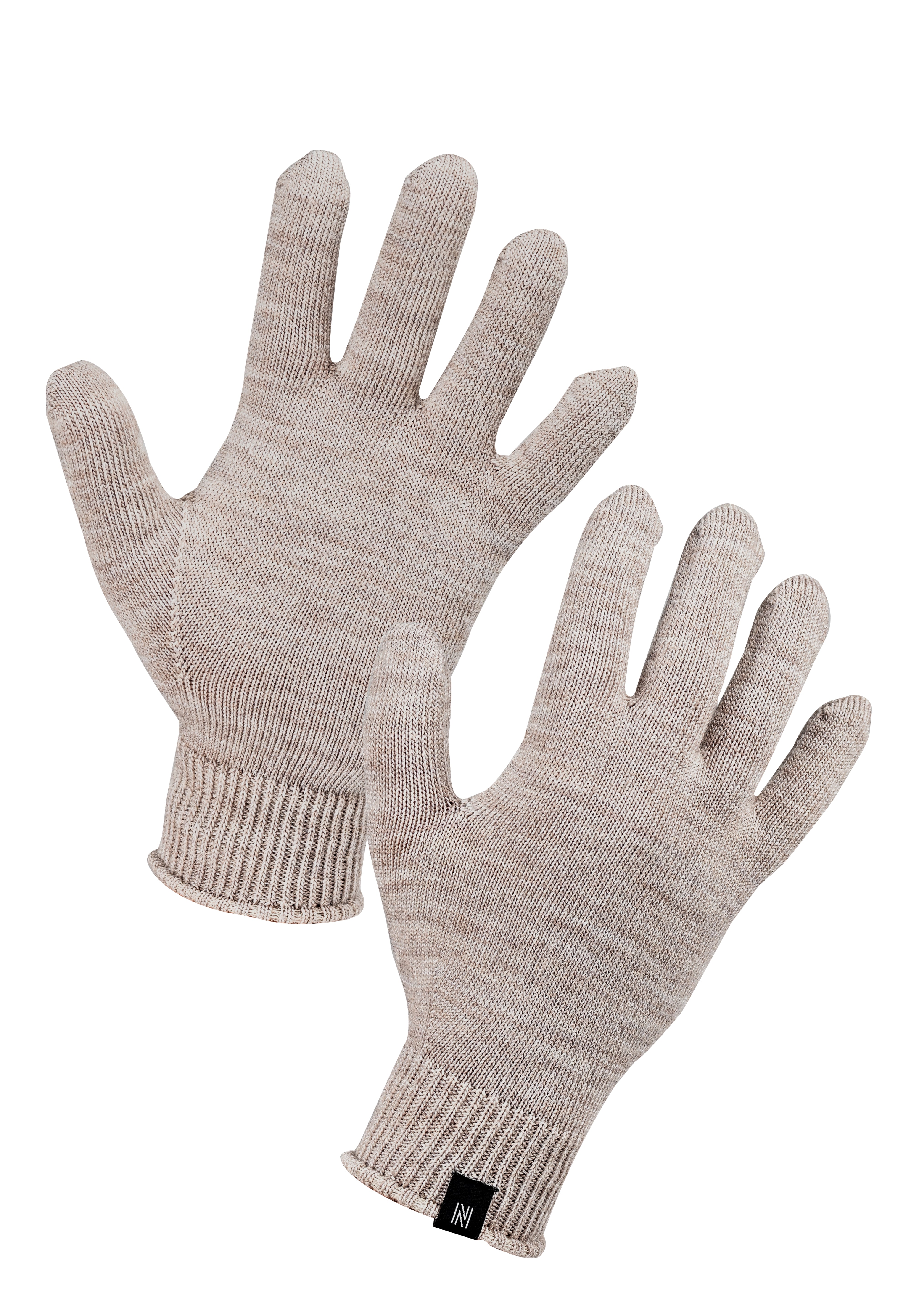 BIBURY %70 Merino Yünlü Eldiven Krem